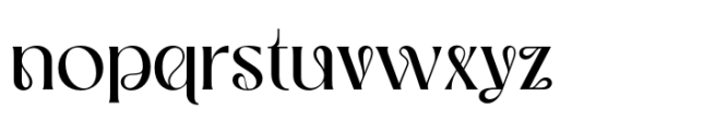 Bouselle Regular Font LOWERCASE