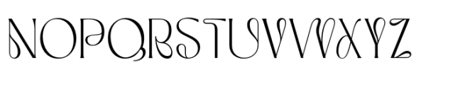 Bouselle Thin Font UPPERCASE