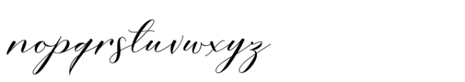 Bouthy Font LOWERCASE