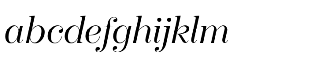 Boutique Serif L Light Italic Font LOWERCASE