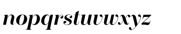 Boutique Serif L Medium Italic Font LOWERCASE