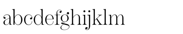 Boutique Serif L Thin Font LOWERCASE