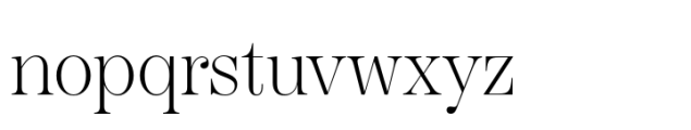 Boutique Serif L Thin Font LOWERCASE