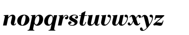 Boutique Serif M Bold Italic Font LOWERCASE
