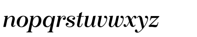 Boutique Serif M Italic Font LOWERCASE