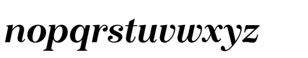 Boutique Serif M Medium Italic Font LOWERCASE