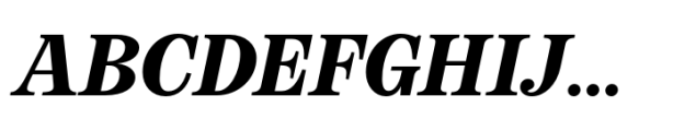 Boutique Serif S Bold Italic Font UPPERCASE