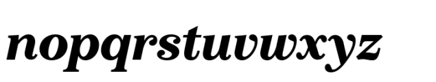 Boutique Serif S Bold Italic Font LOWERCASE