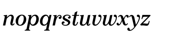 Boutique Serif S Italic Font LOWERCASE