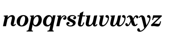 Boutique Serif S Medium Italic Font LOWERCASE