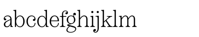 Boutique Serif S Thin Font LOWERCASE