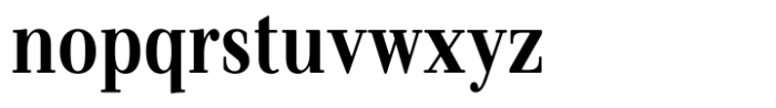 Bowdon Narrow Font LOWERCASE