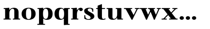 Bowdon Wide Font LOWERCASE