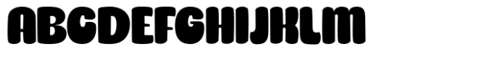 Bowlike Font UPPERCASE
