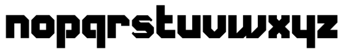 Box Solid-2025 Font LOWERCASE
