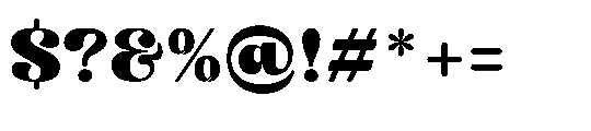 Boxing Evoke Font OTHER CHARS