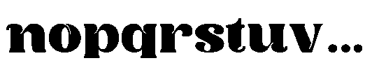 Boxing Evoke Font LOWERCASE