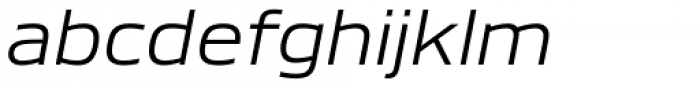Boxley Light Italic Font LOWERCASE