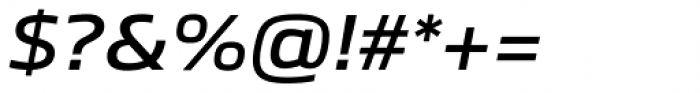 Boxley Medium Italic Font OTHER CHARS