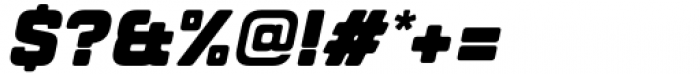 Boxr Black Italic Font OTHER CHARS