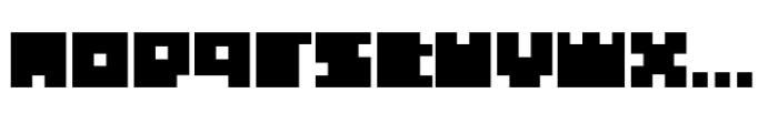 Boxtoc Regular Font LOWERCASE