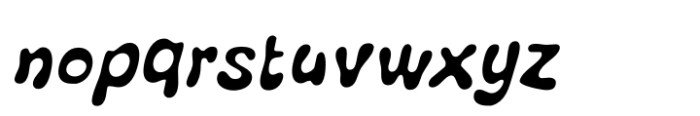 Boyers Blur Italic Font LOWERCASE