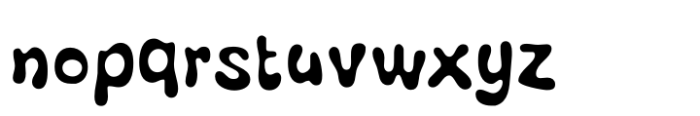 Boyers Blur Regular Font LOWERCASE