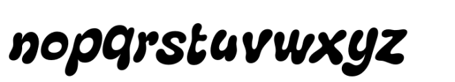 Boyers Italic Font LOWERCASE