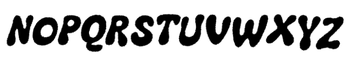 Boyers Rough Italic Font UPPERCASE