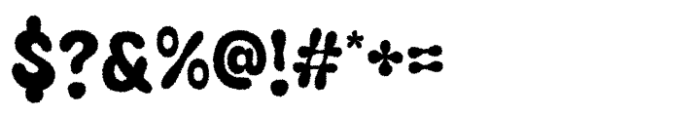 Boyers Rough Regular Font OTHER CHARS