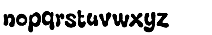 Boyers Rough Regular Font LOWERCASE