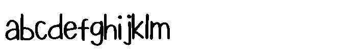 Boys Writing FONT