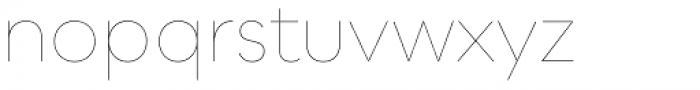 Bozon Hairline Font LOWERCASE