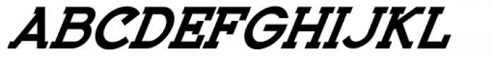 Bozue Black Oblique Font UPPERCASE