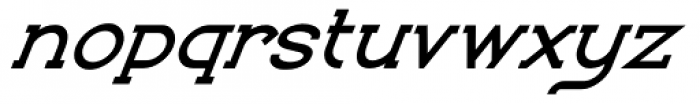 Bozue Bold Oblique Font LOWERCASE