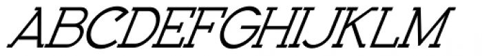 Bozue Regular Oblique Font UPPERCASE