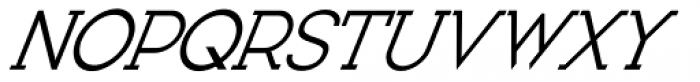Bozue Regular Oblique Font UPPERCASE