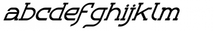 Bozue Semibold Oblique Font LOWERCASE