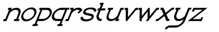 Bozue Semibold Oblique Font LOWERCASE