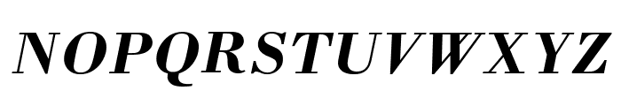 Bodoni MT Bold Italic Font UPPERCASE