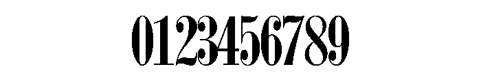 BodoniCampanile Regular Font OTHER CHARS