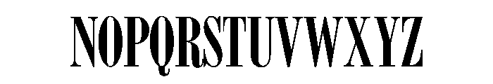 BodoniCampanile Regular Font UPPERCASE