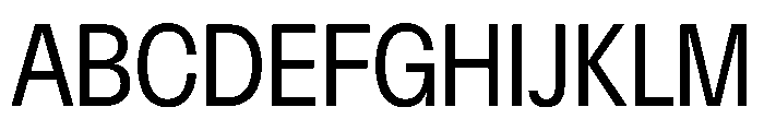 Bolivia Condensed Font UPPERCASE