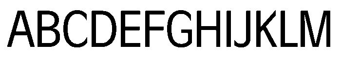 Bolivia CondensedG Font UPPERCASE