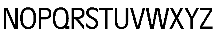 Bolivia CondensedG Font UPPERCASE