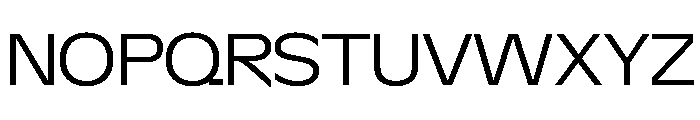 Bolivia ExtendedG Font UPPERCASE