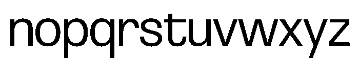 Bolivia Normal Font LOWERCASE