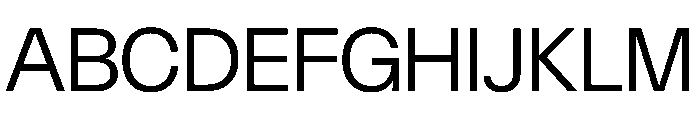 Bolivia Semiextended Font UPPERCASE