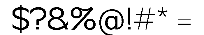Bolivia SemiextendedG Font OTHER CHARS