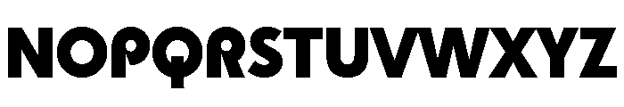 Bonkus Black Font UPPERCASE